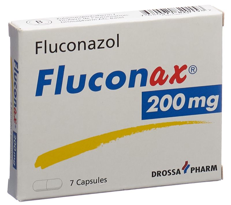 Fluconax Kaps 200 mg 7 Stk Fluconax Kaps 200 mg 7 Stk