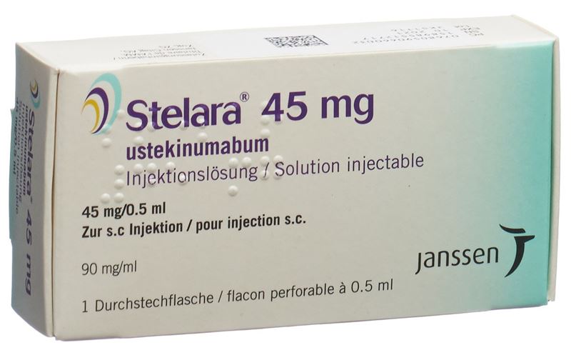 Stelara Inj Lös 45 mg/0.5ml Durchstechflasche