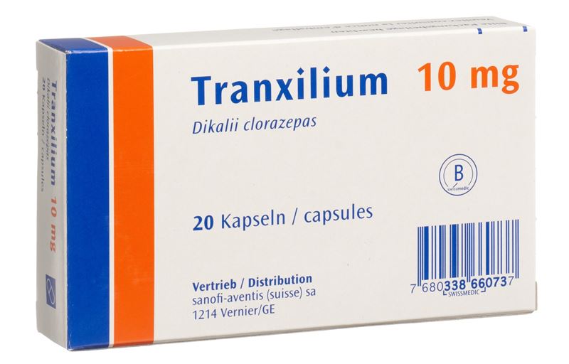 Tranxilium caps 10 mg 20 pce Tranxilium caps 10 mg 20 pce