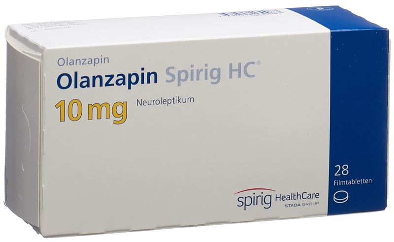 Olanzapine Spirig HC cpr pell 10 mg 28 pce
