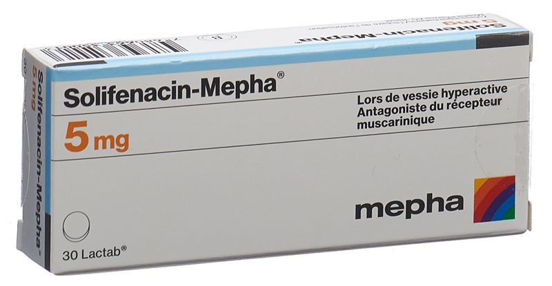 Solifenacin-Mepha Filmtabl 5 mg 30 Stk Solifenacin-Mepha Filmtabl 5 mg 30 Stk