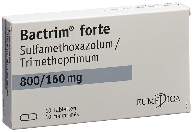 Bactrim forte Tabl 800/160mg 10 Stk