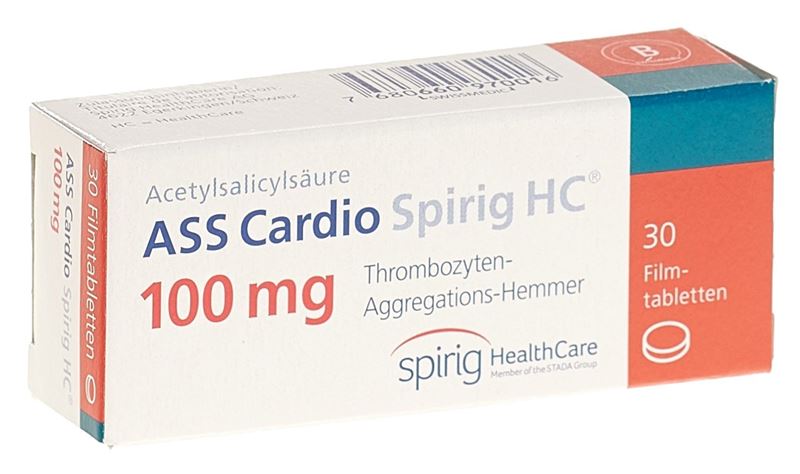 ASS Cardio Spirig HC cpr pell 100 mg 30 pce