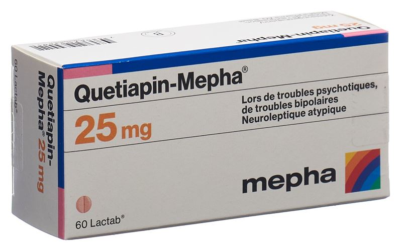 Quetiapin-Mepha Filmtabl 25 mg 60 Stk