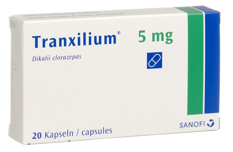 Tranxilium Kaps 5 mg 20 Stk Tranxilium Kaps 5 mg 20 Stk