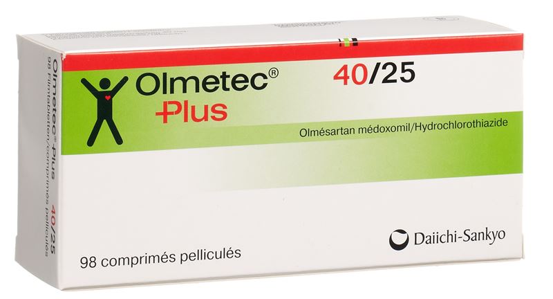 Olmetec Plus Filmtabl 40/25 98 Stk Olmetec Plus Filmtabl 40/25 98 Stk
