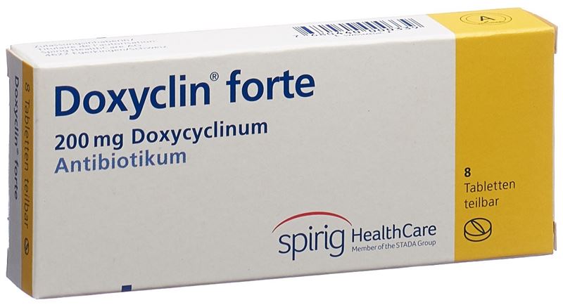 Doxycline forte cpr 200 mg 8 pce