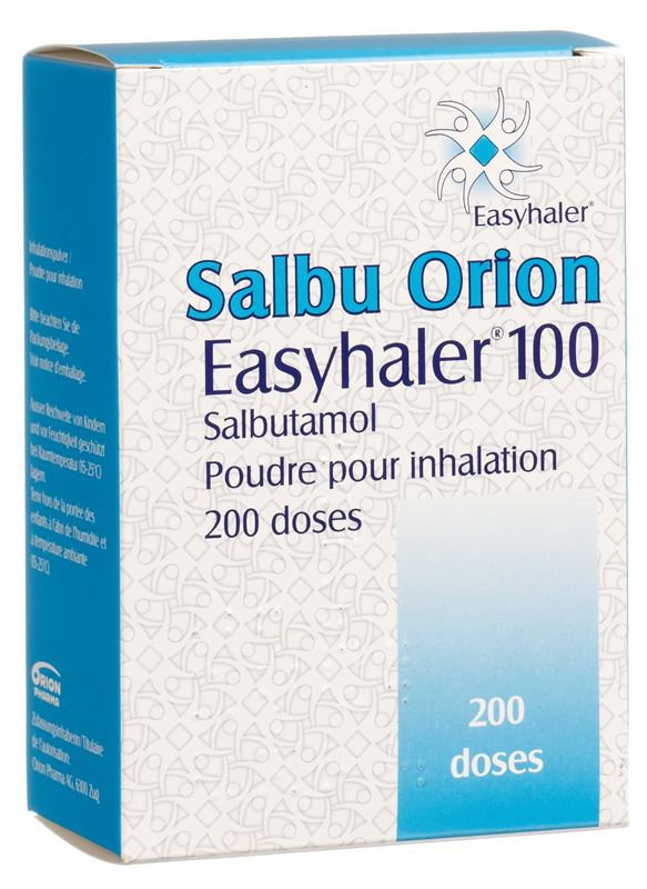 Salbu Orion Easyhaler Inh Plv 0.1 mg 200 Dos Salbu Orion Easyhaler Inh Plv 0.1 mg 200 Dos