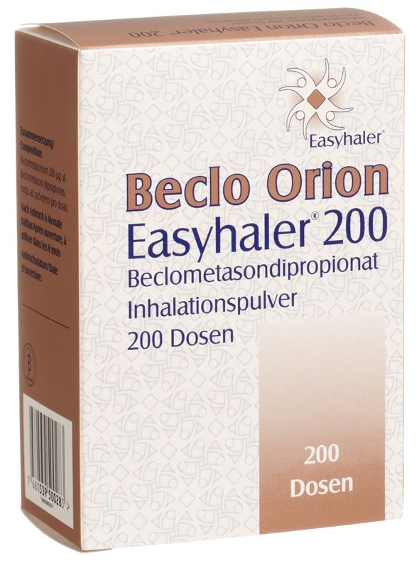 Beclo Orion Easyhaler pdr inh 200 mcg 200 dos Beclo Orion Easyhaler pdr inh 200 mcg 200 dos