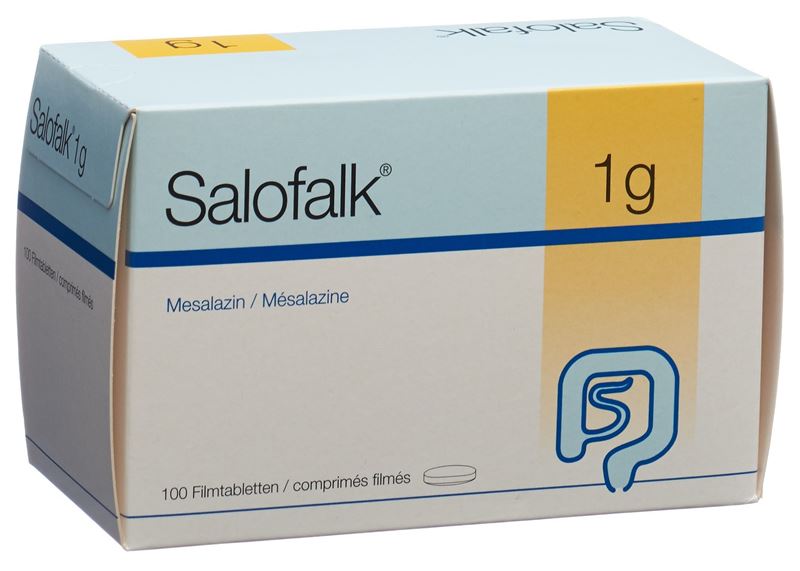 Salofalk cpr pell 1 g 100 pce