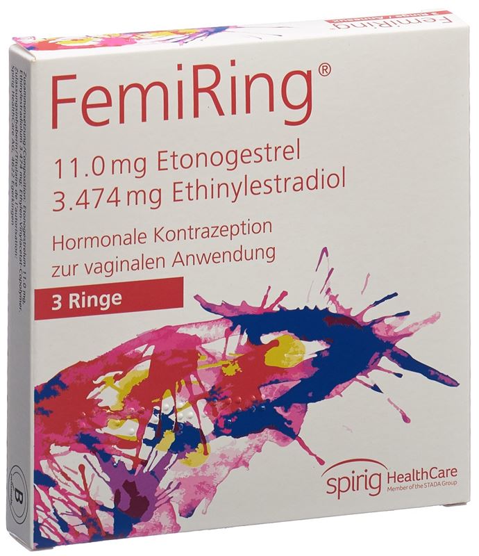 FemiRing anneau vag sach 3 pce