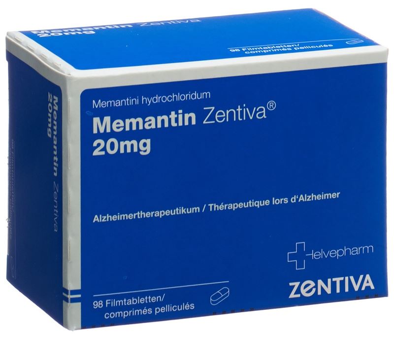 Memantin Zentiva cpr pell 20 mg 98 pce