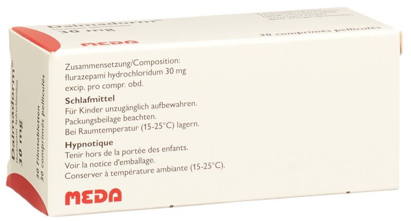 Dalmadorm cpr pell 30 mg 30 pce Dalmadorm cpr pell 30 mg 30 pce