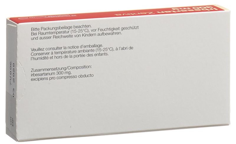 Irbesartan Zentiva cpr pell 300 mg 28 pce Irbesartan Zentiva cpr pell 300 mg 28 pce