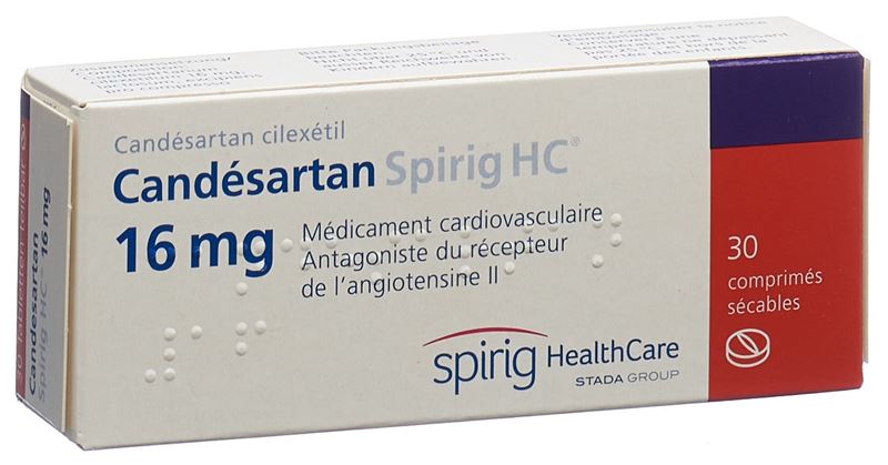 Candesartan Spirig HC Tabl 16 mg 30 Stk Candesartan Spirig HC Tabl 16 mg 30 Stk