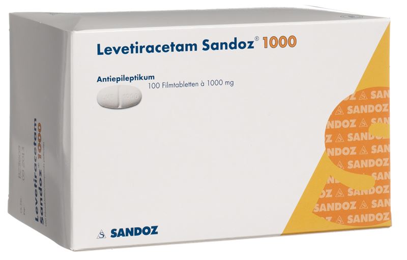 Lévétiracétam Sandoz cpr pell 1000 mg 100 pce