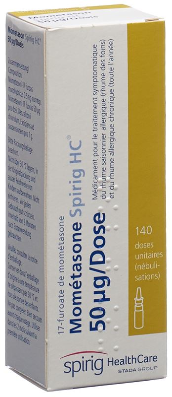 Mometason Spirig HC Nasenspray 0.05 mg/Dosis Fl 140 Dos