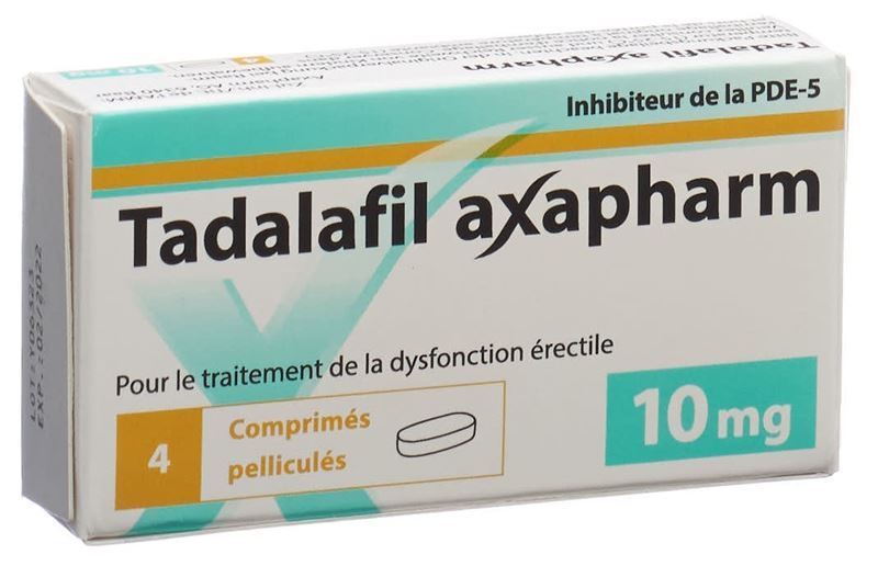 Tadalafil axapharm Filmtabl 10 mg 4 Stk