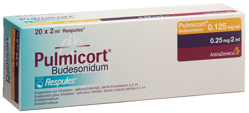 Pulmicort susp inhal 0.125 mg/ml 20 respule 2 ml Pulmicort susp inhal 0.125 mg/ml 20 respule 2 ml