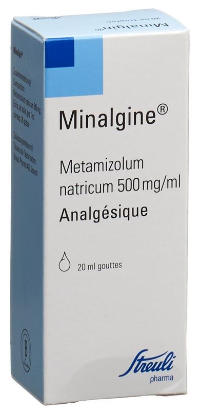 Minalgin Tropfen 0.5 g/ml Fl 20 ml Minalgin Tropfen 0.5 g/ml Fl 20 ml