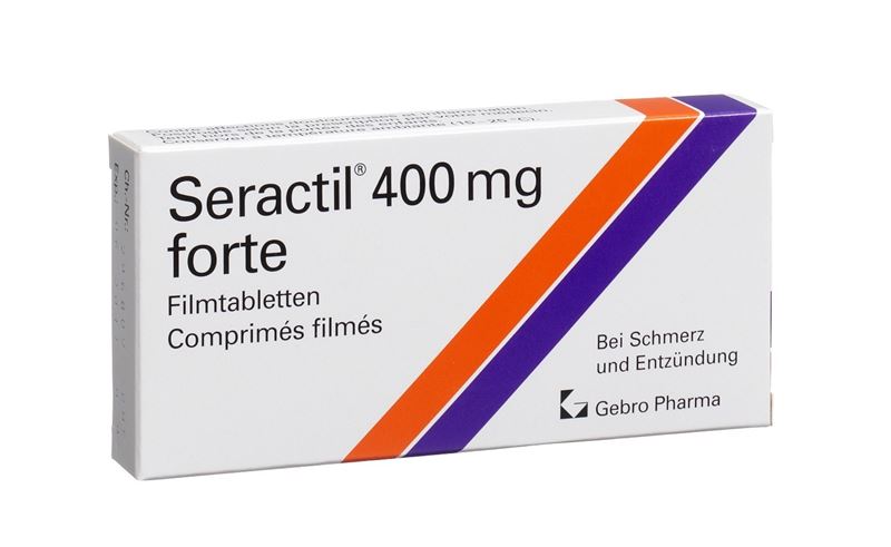 Seractil Filmtabl 400 mg forte 10 Stk