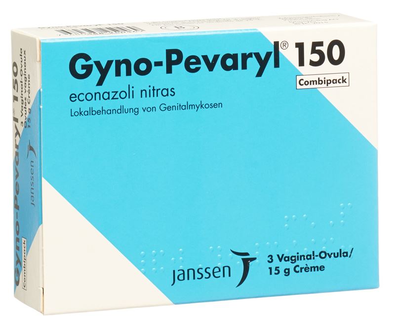 Gyno-Pevaryl 150 emballage combiné crème 15 g + ovules 3 pièces