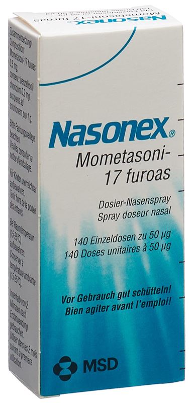 Nasonex spray nasal doseur 50 mcg 140 dos | 2840336