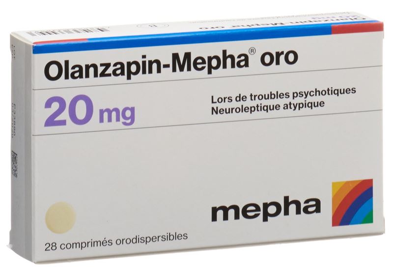 Olanzapin-Mepha oro Schmelztabl 20 mg 28 Stk