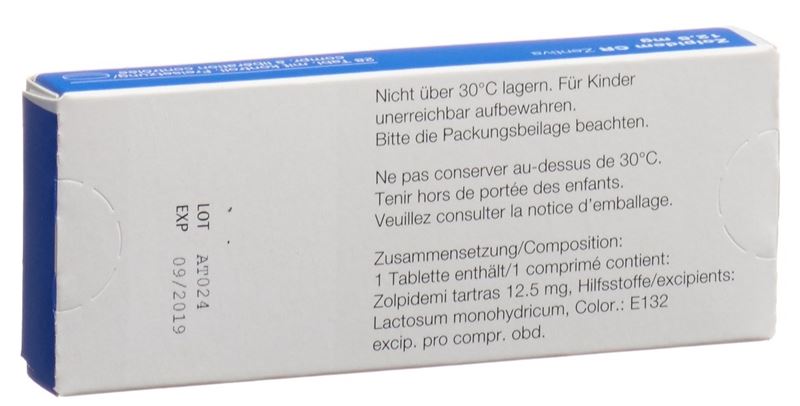 Zolpidem CR Zentiva cpr ret 12.5 mg 28 pce
