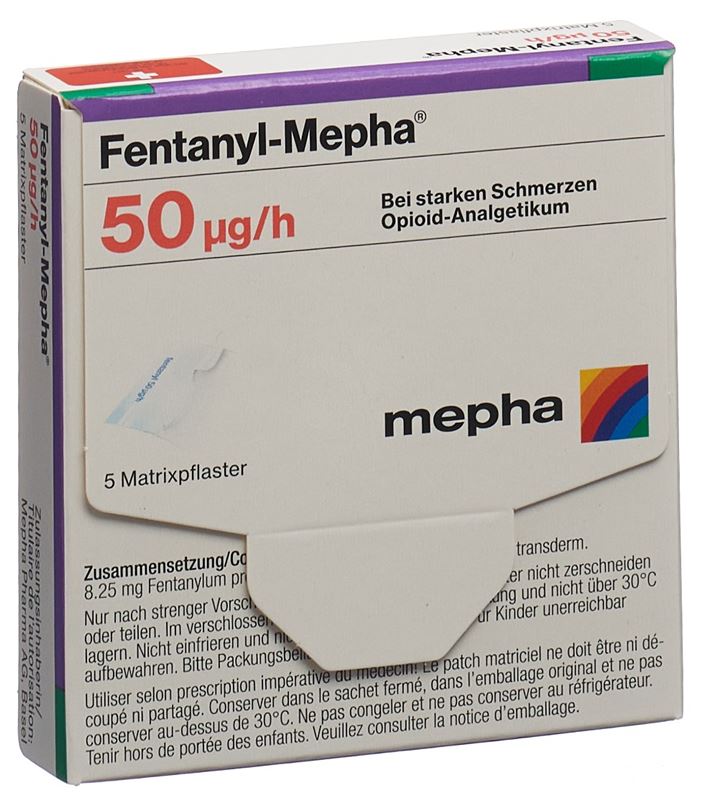 Fentanyl-Mepha Matrixpfl 50 mcg/h 5 Stk
