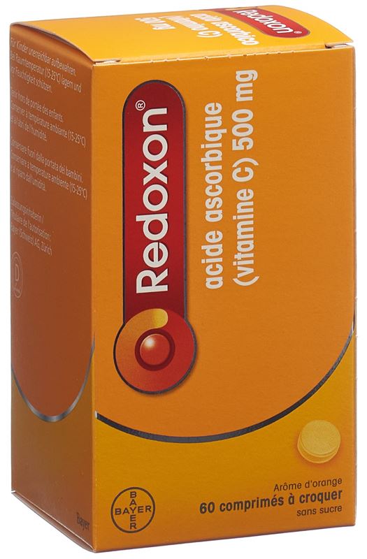 Redoxon Kautabl 500 mg Orangenaroma zuckerfrei 60 Stk