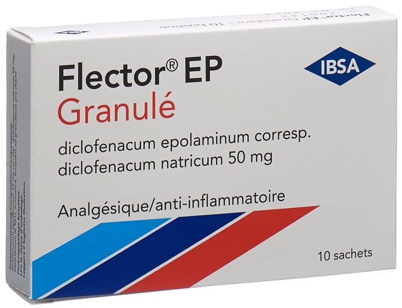 Flector EP gran 50 mg sach 10 pce Flector EP gran 50 mg sach 10 pce
