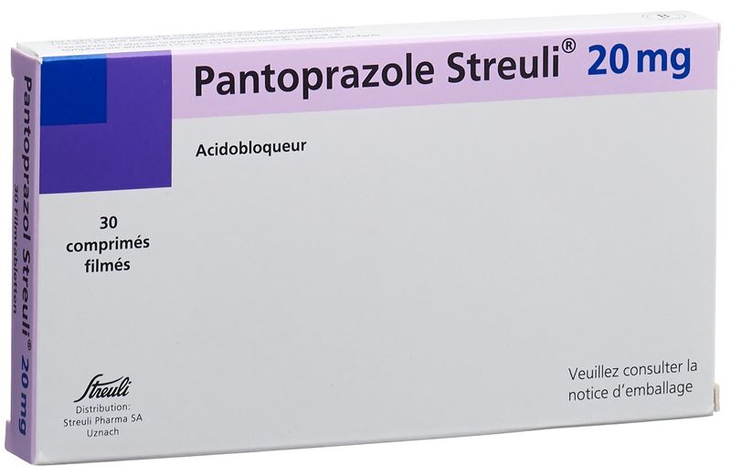 Pantoprazole Streuli cpr pell 20 mg 30 pce