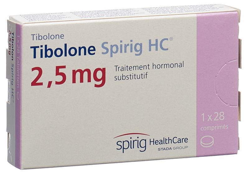 Tibolon Spirig HC Tabl 2.5 mg 28 Stk
