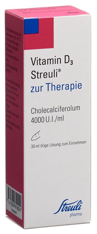 Vitamin D3 Streuli 4000 IE/ml zur Therapie Lösung zum Einnehmen Fl 30 ml