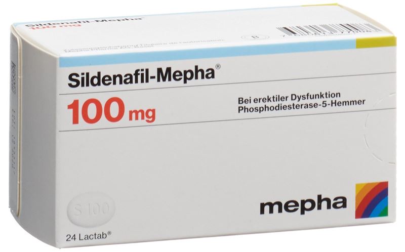 Sildenafil-Mepha cpr pell 100 mg 24 pce