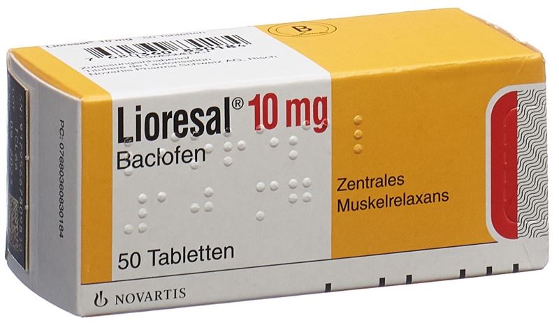 Liorésal cpr 10 mg 50 pce Liorésal cpr 10 mg 50 pce