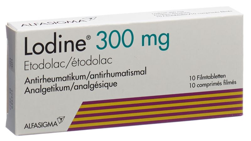 Lodine Filmtabl 300 mg 10 Stk