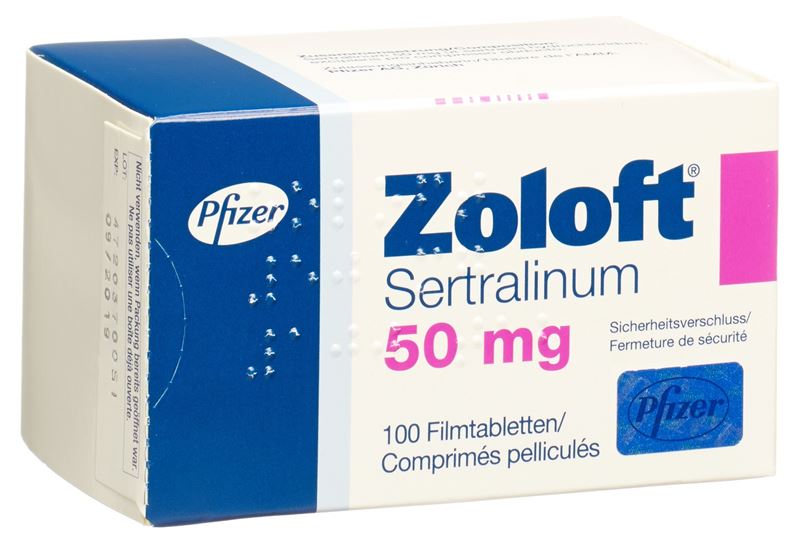 Zoloft cpr pell 50 mg 100 pce