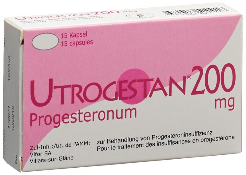 Utrogestan Kaps 200 mg 15 Stk Utrogestan Kaps 200 mg 15 Stk