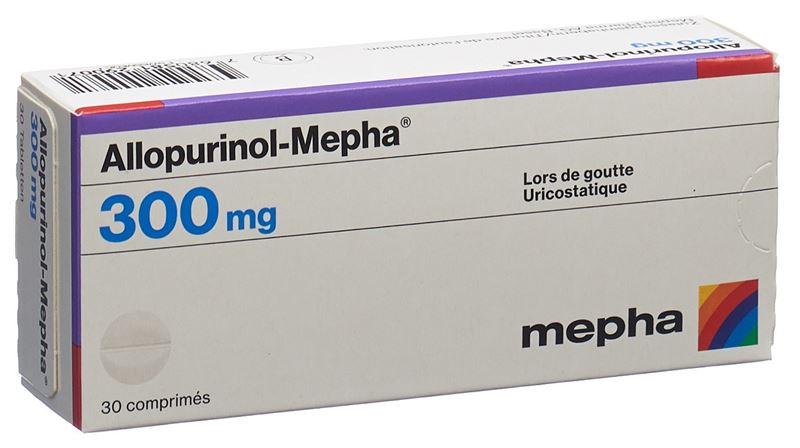 Allopurinol-Mepha cpr 300 mg 30 pce