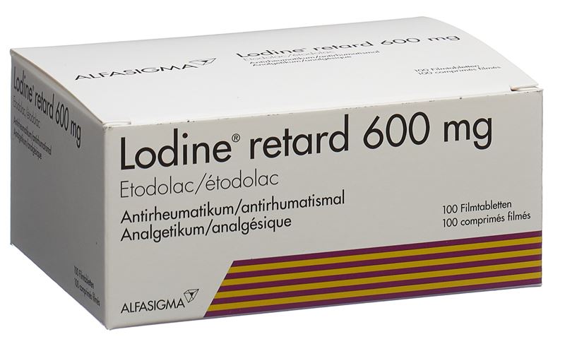 Lodine retard Ret Filmtabl 600 mg 100 Stk