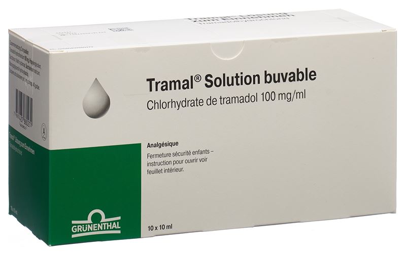 Tramal gouttes 100 mg/ml 10 fl 10 ml
