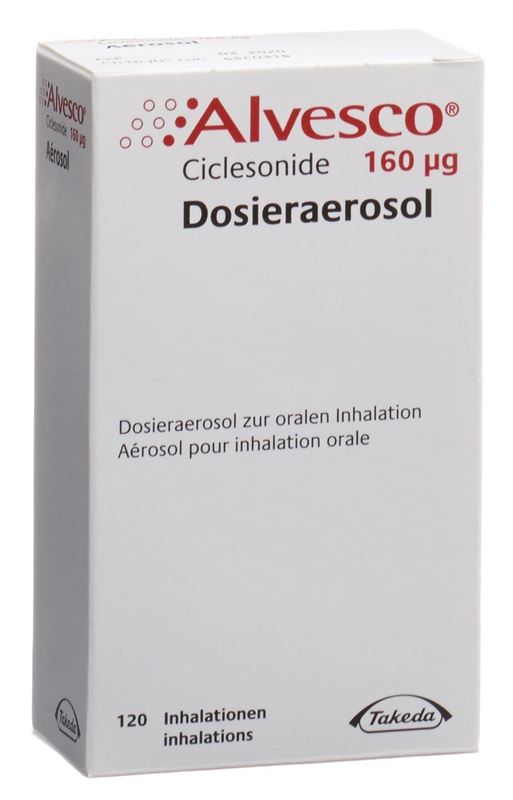 Alvesco Dosieraeros 160 mcg 120 Dos Alvesco Dosieraeros 160 mcg 120 Dos