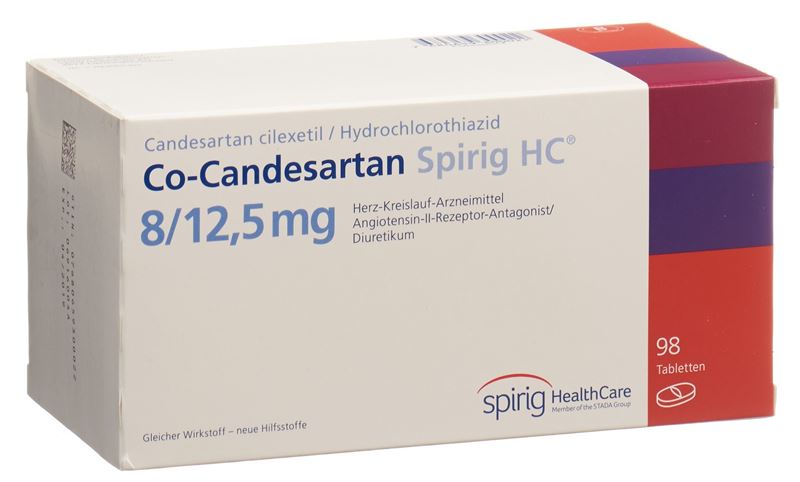 Co-Candésartan Spirig HC cpr 8/12.5mg 98 pce