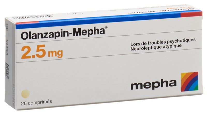 Olanzapin-Mepha Tabl 2.5 mg 28 Stk