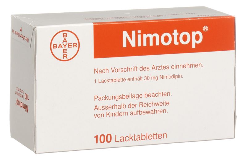 Nimotop cpr laqué 30 mg 100 pce