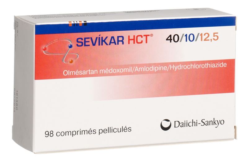 Sevikar HCT cpr pell 40/10/12.5 mg blist 98 pce