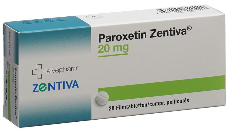 Paroxetin Zentiva cpr pell 20 mg 28 pce Paroxetin Zentiva cpr pell 20 mg 28 pce