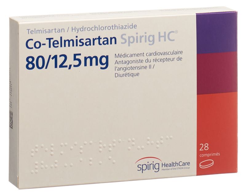 Co-Telmisartan Spirig HC Tabl 80/12.5 mg 28 Stk
